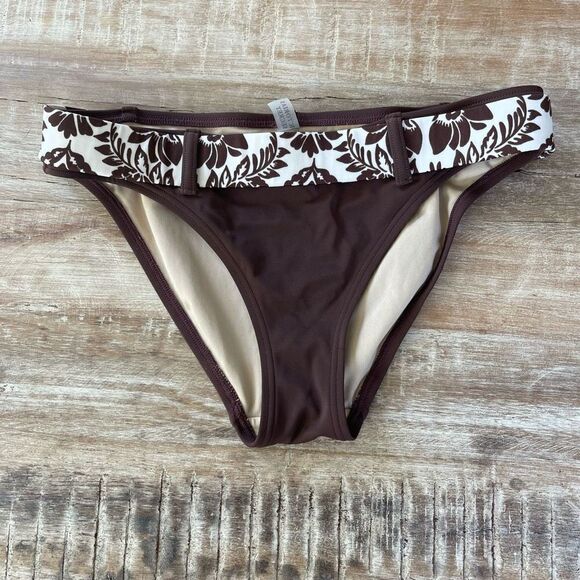 Vintage Victoria Secret Brown and Floral Bottoms - Picture 1 of 5